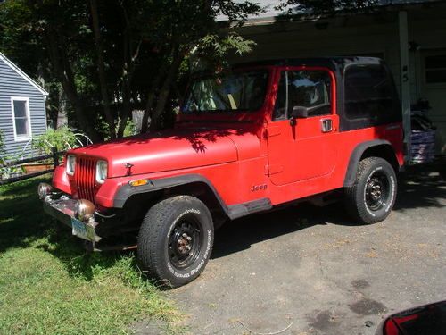 1988 jeep wrangler base sport utility 2-door 2.5l