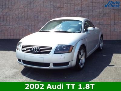 1.8t 6 speed manual coupe awd turbo quattro leather cd am/fm radio spoiler
