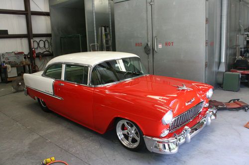 1955 chevrolet bel air post sedan 2 door