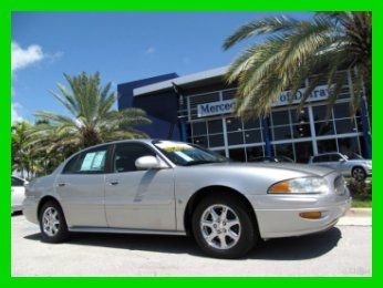 05 silver le-sabre 3.8l v6 6-passenger sedan *leather seats *low miles *florida