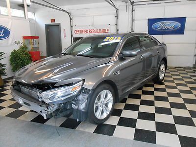 2013 ford taurus sel 17k no reserve salvage rebuildable  good airbags