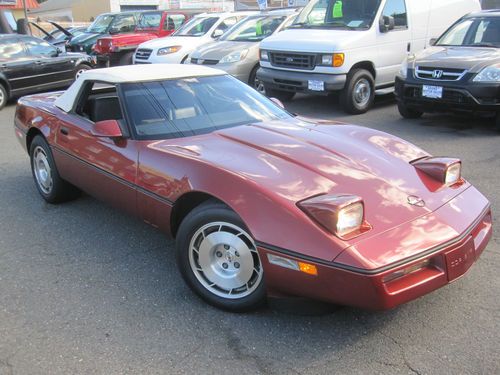 1986 chevrolet corvette convertible official pace car 1,053 original miles!