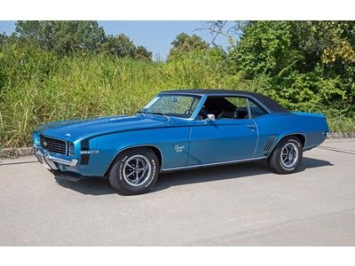 1969 chevrolet camaro ss/rs 396 x-22 heavy option list factory a/c wonderful!