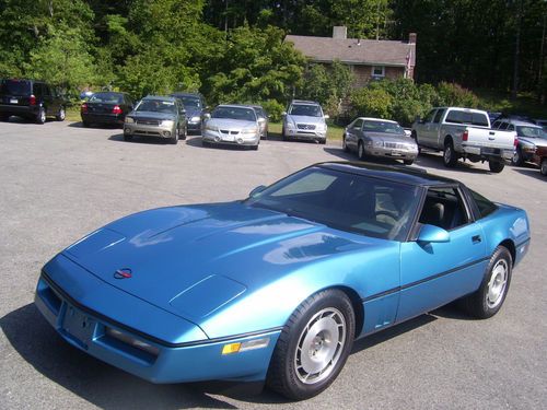 1987 chevrolet corvette very clean automatic lthr t tops runs good