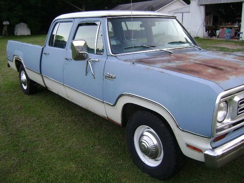 1973 Dodge D200 Crew Cab Long Bed Pickup Truck, image 4