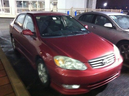 2003 toyota corolla s sedan 4-door 1.8l wholesale to the public auction