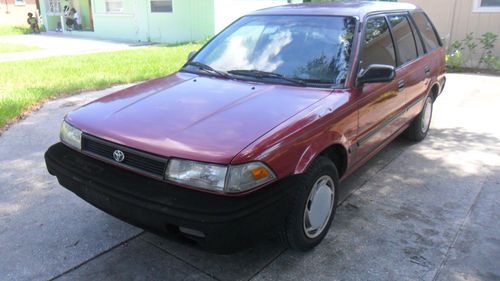 1992 toyota corolla dlx wagon 5-door 1.6l 5-speed manual low reverse