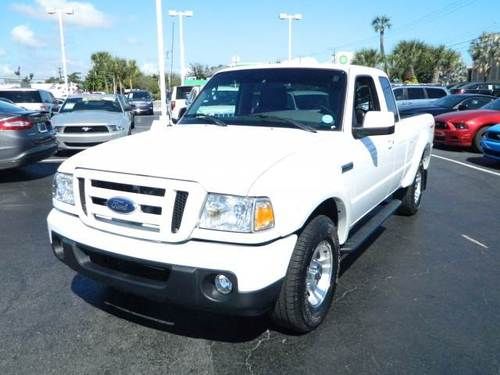 2010 ford ranger super cab sport florida truck low miles perfect!