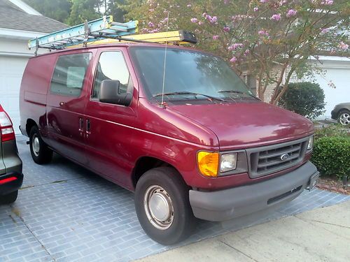 2003 ford e150 econoline van contractor package