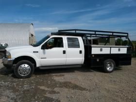 Ford f 550 superduty diesel powerstroke  utility body crew cab bro. to f450 f350