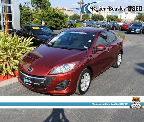 2010 mazda3 i touring auxiliary input bluetooth tpms sedan red automatic cruise