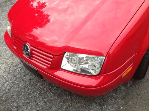 2000 VW Jetta Turbo Diesel  TDI Red on Black Leather, Auto, Loaded.  Volkswagen, image 6
