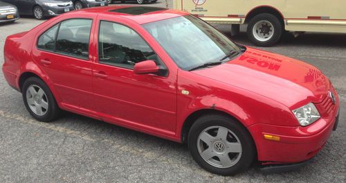 2000 VW Jetta Turbo Diesel  TDI Red on Black Leather, Auto, Loaded.  Volkswagen, image 22