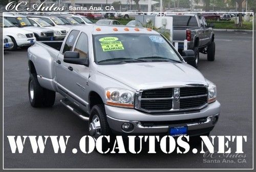 2006 dodge ram 3500 5.9l ho cummins 4x4 manual one owner!