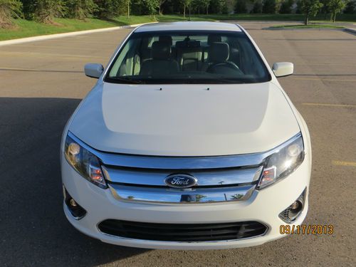 2012 ford fusion sel v6 one owner leather low miles rebuilt title no reserve !!!