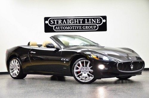 2011 maserati gran turismo blk/white w/ onlt 6k miles beautiful car