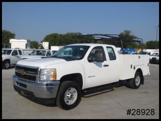 V8 chevy 2500 extended cab 8' stahl service body utility 4x4 - we finance!