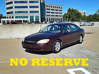 2001 ford taurus one owner  nice clean loaded no reserve auction!!!