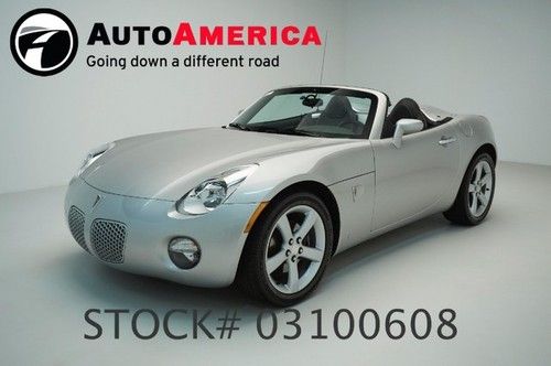 13k low miles 1 one owner pontiac solstice convertible supremely certified