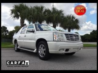 2004 cadillac escalade ext awd navigation/sunroof/bose &amp; more white diamond