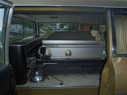 1971 cadillac hearse 26,000 dutches gold very rare 472 engine combo, US $2,500.00, image 5