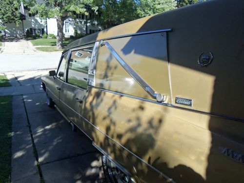 1971 cadillac hearse 26,000 dutches gold very rare 472 engine combo, US $2,500.00, image 11