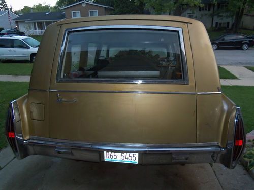 1971 cadillac hearse 26,000 dutches gold very rare 472 engine combo, US $2,500.00, image 13