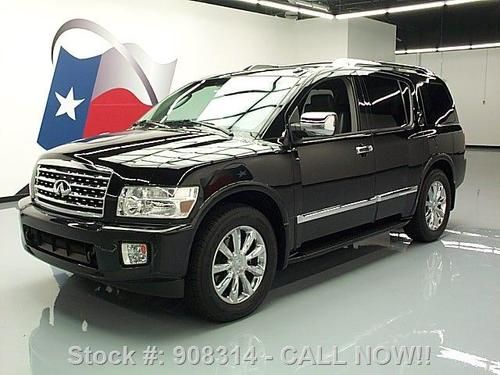 2010 infiniti qx56 sunroof nav rear cam dvd 20's 40k mi texas direct auto