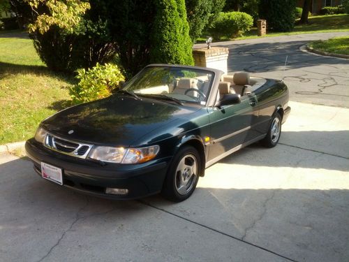 1999 saab 9-3 base convertible 2-door 2.0l