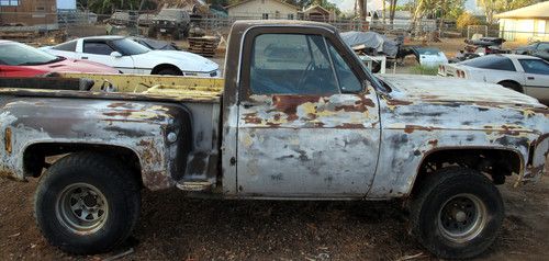 1978 chevrolet scottsdale stepside pickup truck 4x4