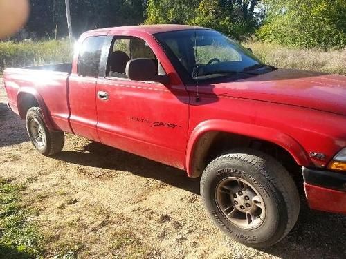 1998 dodge dakota sport extended cab pickup 2-door 5.2l