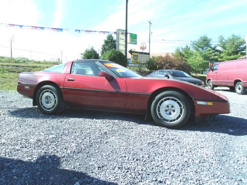 1986 chevrolet corvette * low miles * 4 speed * inspected * no reserve
