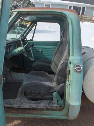 1967 chevy C10 Rat Rod, newer 350 engine, new quick fuel carb, cool sounds great, image 4