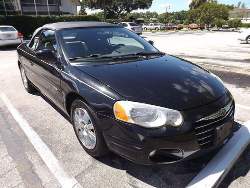 2004 chrysler sebring limited convertible 2-door 2.7l