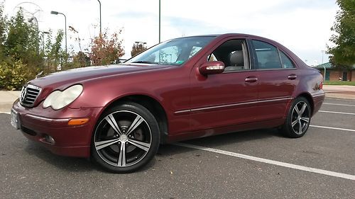 2001 mercedes-benz c240 base sedan 4-door 2.6l