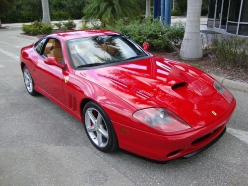 Rosso corse f1 17k miles 2 owner tan daytona shields red calipers