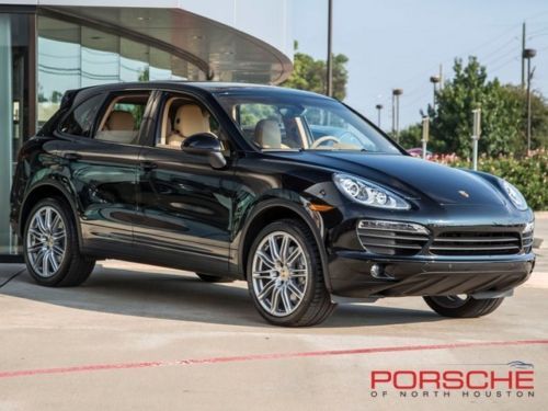 2012 porsche cayenne s bos nav 21 wheels tiptronic cpo premium pkg plus pasm