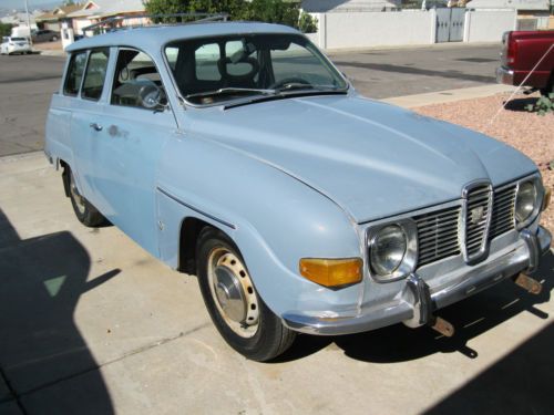 1969 saab 95 7 passenger station wagon easy restore