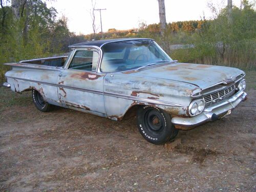 1959 chevrolet el camino project / parts mostly unmolested 60