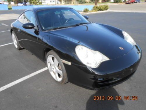 2003 porsche carrera coupe, sunroof,options, 6 speed,black on black nice!!!