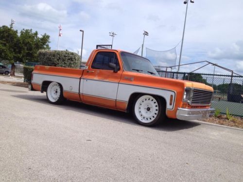 1978 Chevy C10 Pickup Truck Rat Rod Shop Truck Slammed Low Rider Patina Cold AC, US $9,000.00, image 9