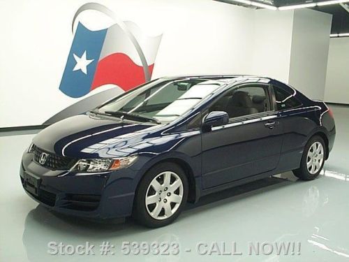 2009 honda civic lx coupe automatic cruise ctrl 44k mi texas direct auto