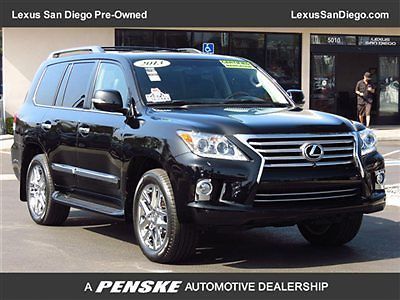 4wd 4dr lexus certified/navigation/m.levinson audio/3 cameras/rear dvd/4x4/chrom