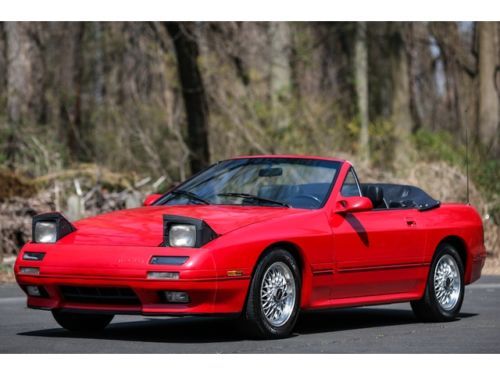 1990 mazda rx-7 convertible 5speed manual low miles rare loaded serviced carfax