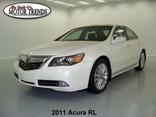 2011 acura rl awd tech pkg navigation rearcam roof leather heated ac seats 36k