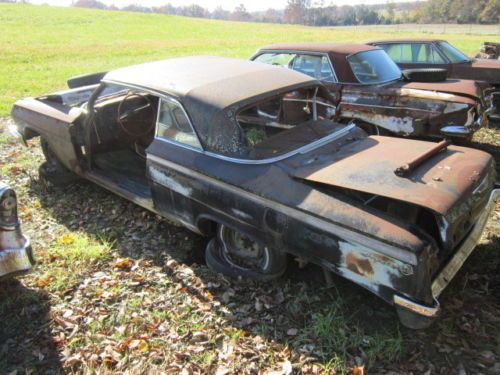 1962 impala ss, 2dr ht, power brakes, v8, auto, parts car, clear title, look