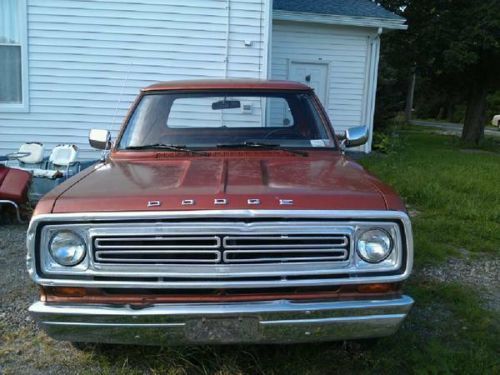 1979 dodge club cab 100 custom pickup truck