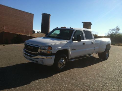 2006 gmc sierra 3500 dually nice low miles lbz duramax allison hitch slt 4x4