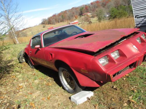 81 original pontiac firebird trans am 4.9 automatic restoration project