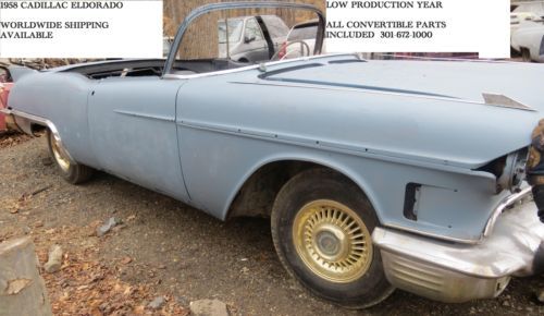 1958 cadillac eldorado project ( 4 sabres included)  biarritz may deliver